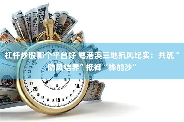 杠杆炒股哪个平台好 粤港澳三地抗风纪实：共筑“防风结界”抵御“桦加沙”