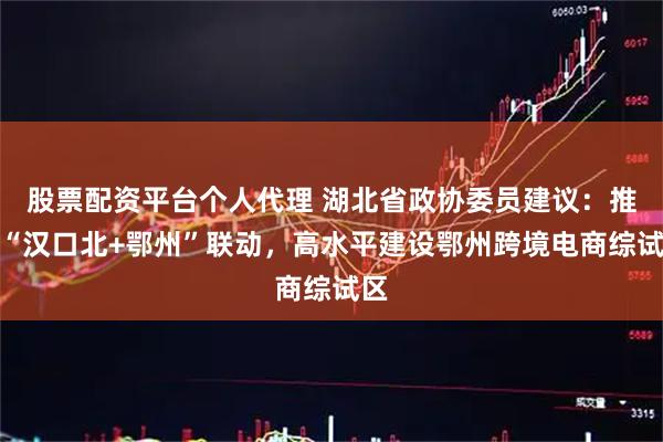 股票配资平台个人代理 湖北省政协委员建议：推动“汉口北+鄂州”联动，高水平建设鄂州跨境电商综试区